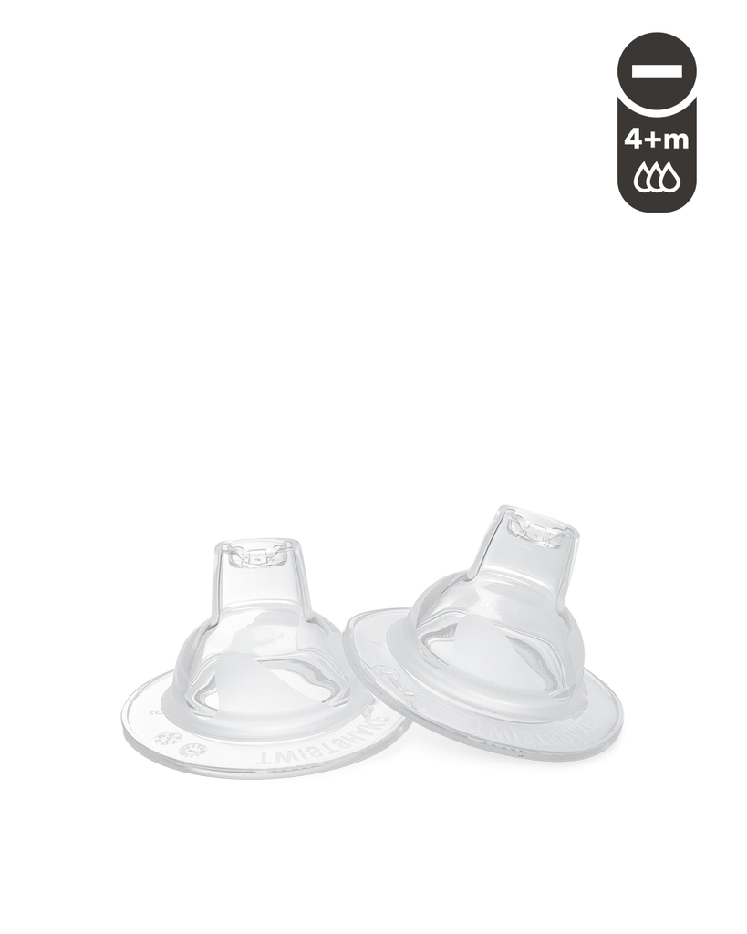Twistshake 2x Spout Teat 4+m