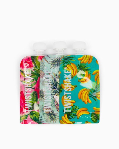 [78615] Twistshake 3x Squeeze Bag 220ml